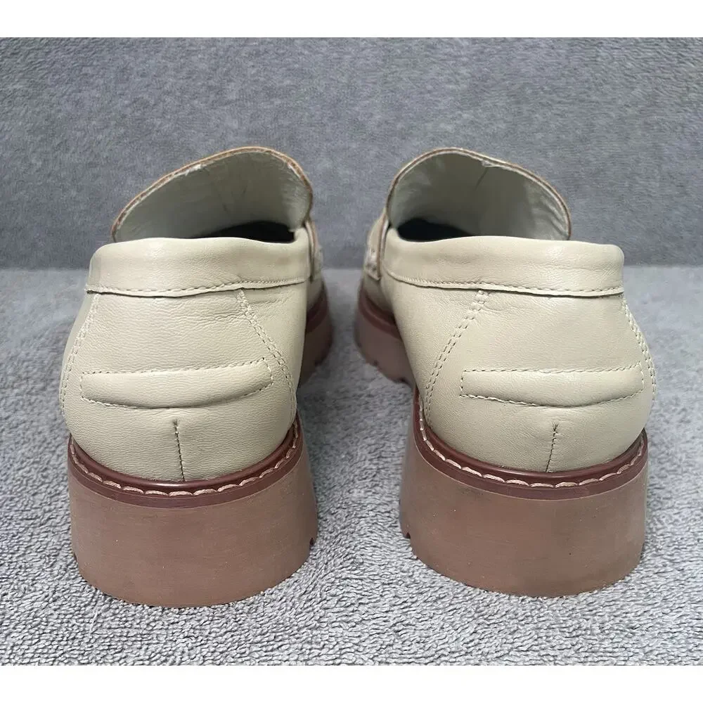 Sanctuary Westside Loafer Oatmilk Women's US 8.5 M